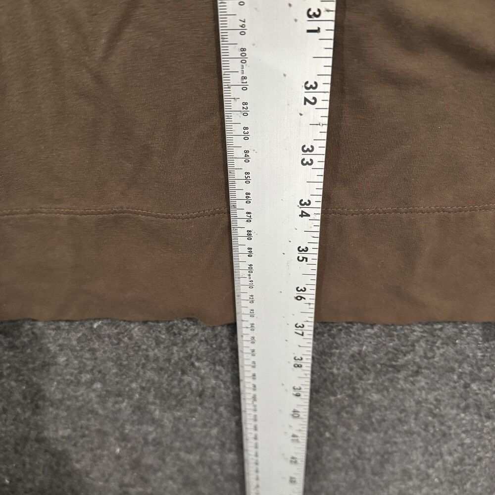 J. Jill Wearever Collection Dress Women's 1X Brown Tank Trapeze Swing Jersey - Picture 5 of 8